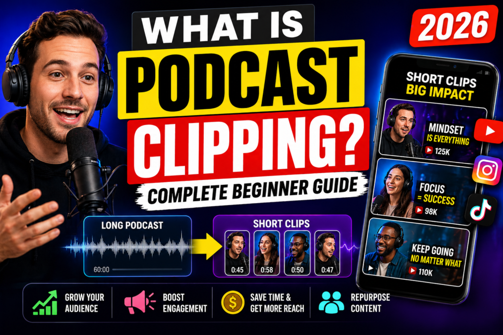 What is Podcast Clipping? Complete Beginner Guide (2026)